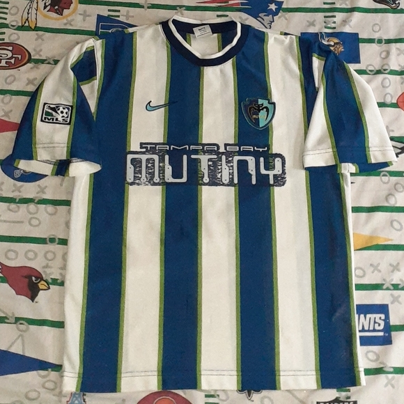 Oldfootballshirts Tampa Bay Mutiny Shirt 1998 Nike Tampa Bay